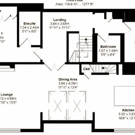 Exclusive 3 Bedroom Penthouse - 2 Bath & Mezzanine